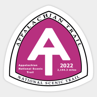 Appalachian Trail Thru hiker Class of 2022 National Scenic Trail emblem Sticker